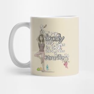 Positive Body and Health Affirmation Quote Mug